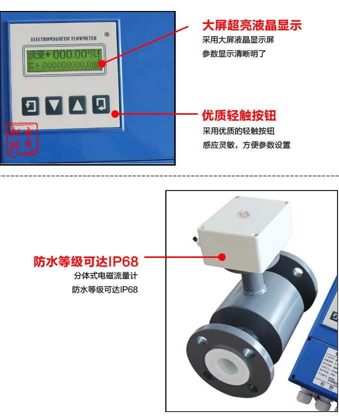 電磁流量計,YTFD分體式電磁流量計細節圖2